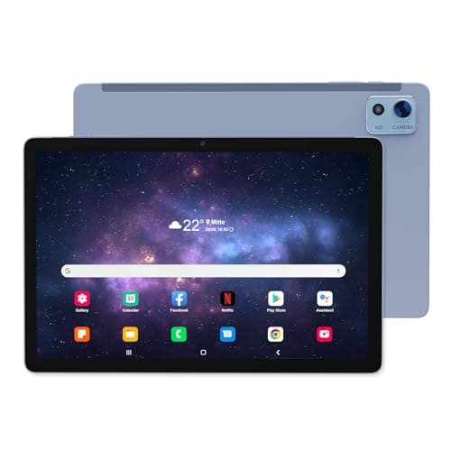 FancyFish 10.1 inch Android 12 Tablet, 2024 New, Octa-Core CPU, 12GB RAM+128GB ROM+1TGB Expandable Computer Tablets PC, 1920 * 1200 FHD IPS Screen, 5+13MP Dual Camera