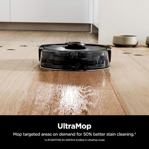 SHARK RV2620WD AI Ultra Robot Vacuum and Mop with Matrix Clean Navigation, CleanEdge Technology, Perfect for Pet Hair, Carpets, Hard Floors, Compatible with Alexa, Black/Mocha 9