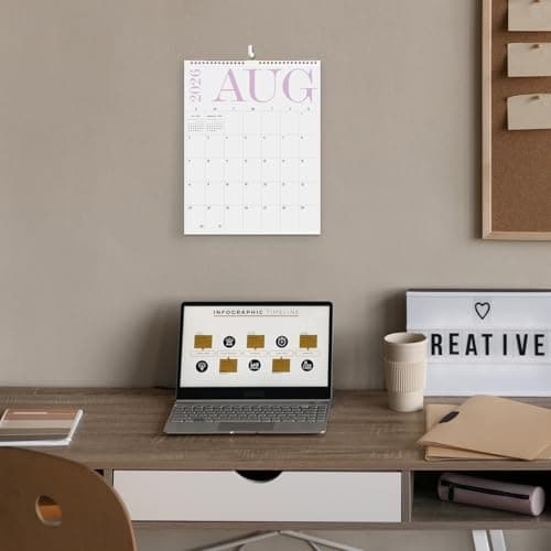 Wall Calendar 2026-2027, Aesthetic Large Wall Calendar -14" x 11" - 24 Monthly Calendar Runs from January 2026 Until December 2027, 2026 Calendar for Office, Home and School 5
