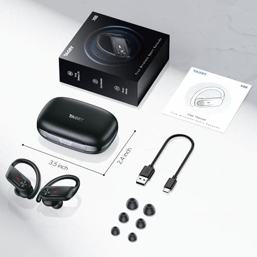 TAGRY Bluetooth Headsets X89 DarkBlack 7