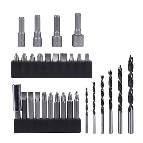 BLACK+DECKER 20V MAX Drill & Home Tool Kit, 34 Piece (BDCD120VA), Orange 8