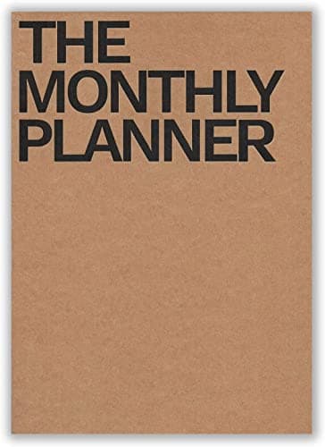 The Monthly Planner Undated (Medium x 1 Pack)