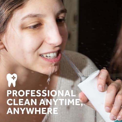 Pursonic USB Rechargeable Water Flosser 3 Modes, Cordless & Portable Plaque Removal, Gum Health & Detox | 7.5oz Water Tank 5