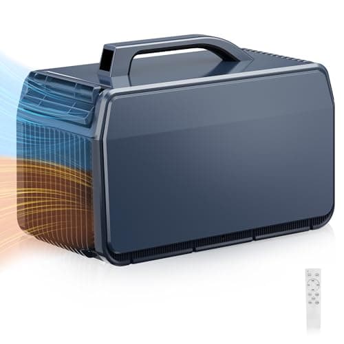 EngyUp Portable Air Conditioner, 6000BTU Tent Air Conditioner, Music Play, 600W Camping Air Conditioner, Fast Cooling & Heating Covers up to 220 Sq. Ft., 110V Tent AC Unit for Outdoor, Room, RV, Truck