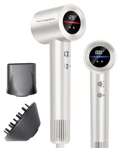 Professional Hair Dryer - 2X Faster Drying, Ionic & Ceramic Technology, Lightweight Ergonomic Design for Salon-Quality Styling at Home