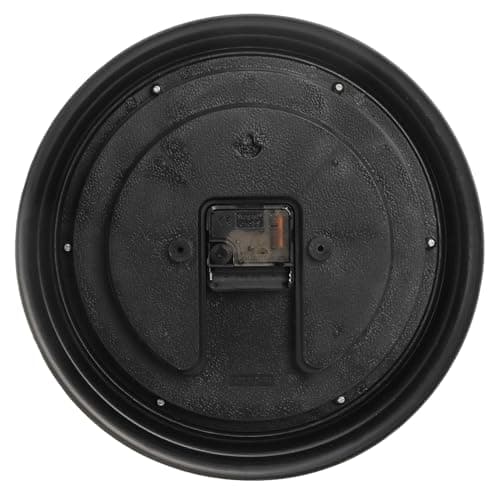 Peohud Silent Wall Clock, 12 Inch Vintage Non Ticking Quartz Battery Operated Round Clock, Rustic Wall Clock for Living Room Kitchen Home Office Classroom School 5