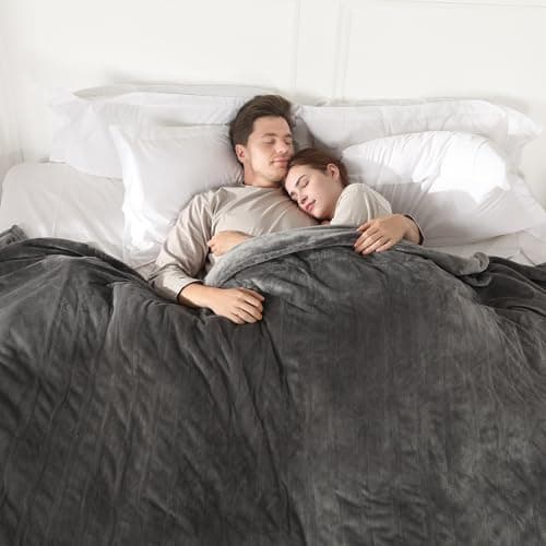 COZYTY Heated Blanket Queen Size, Soft Cozy Upgraded Flannel Electric Blanket Dual Control with 5 Heating Levels & 10 Hours Auto Off, Fast Heating & ETL & FCC Certification, 84" x 90", Silver Gray