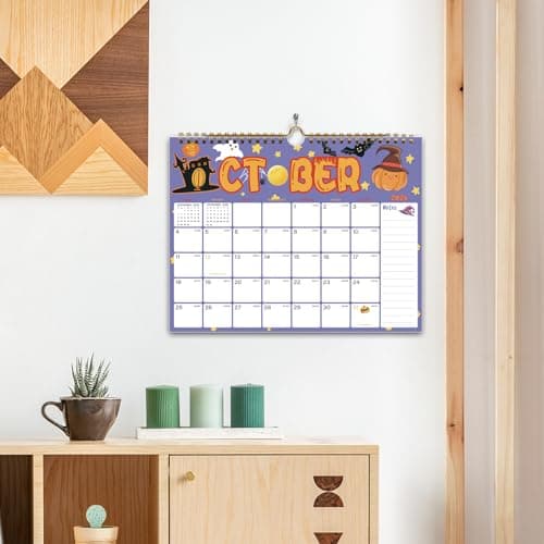 Vibrant Focus 2026 Calendar - 18 Monthly Wall Calendar, July 2025 - December 2026, 8.5" x 11", Calendar 2026 with Twin-Wire Binding, Hanging Hook, Blocks and Julian Dates (2025-2026 Wall Calendar) 6