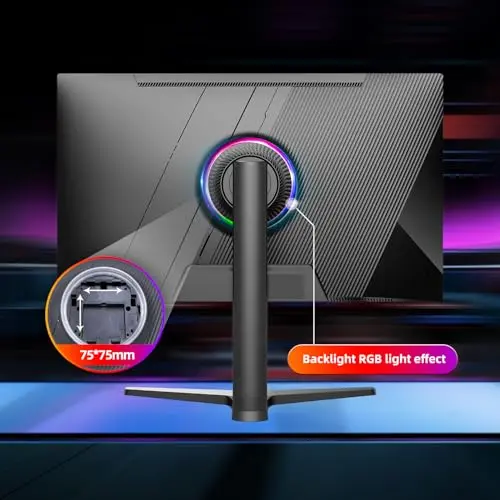 CUNPU 32 Inch 4K 144Hz Gaming Monitor, UHD Fast IPS Panel, 1ms GTG, sRGB 120%, Freesync & G-Sync, DisplayPort, HDMI 2.1, Built-in Dual Speakers, Support PS5 120Hz VRR, VESA, Height/Vertical Adjustment 5