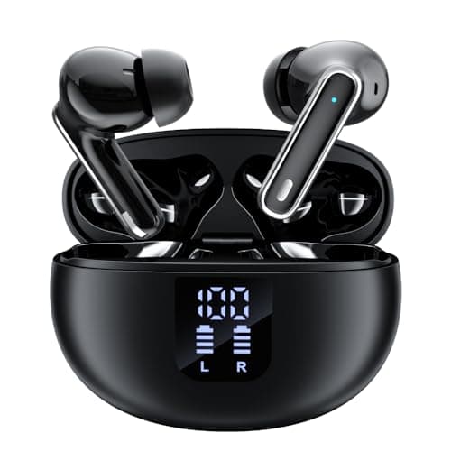 Hsility Translation Earbuds Real Time Wireless Earbuds with Translator for 144 Languages Bluetooth 5.4 Dual Noise Canceling Mic Bass Stereo Sound 36H Play Time and IPX7 for Travel Business
