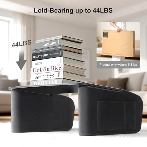 Lap Desk for Adults with Arm Rests,Ergonomic Laptop Pillow Stand for Bed,Couch,Floor,Large Table for Long Hours Work,Eating,Gaming,Reading and Writing,Lap Laptop Desk for College Dorm Room 6