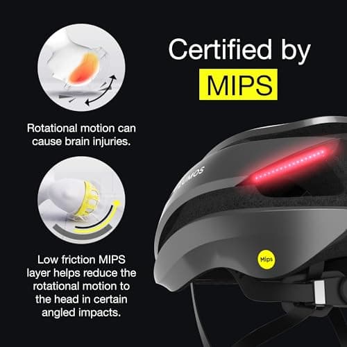 Lumos Ultra Smart Bike Helmet | Customizable Front and Back LED Lights with Turn Signals | Road Bicycle Helmets for Adults: Men, Women (Without MIPS) 5