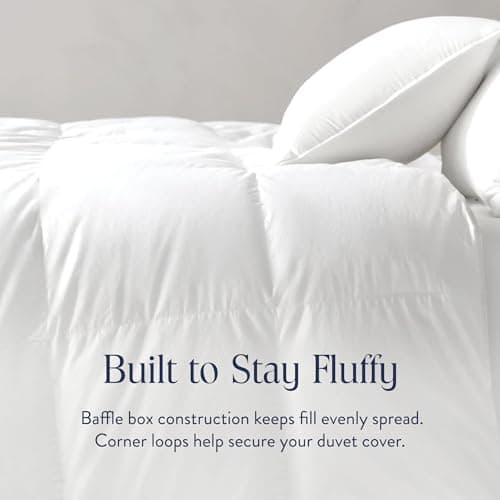 Brooklinen Lightweight Luxury Down Alternative Comforter – Twin/Twin XL Comforter Size, Cozy, Soft Bedding with 100% Cotton Sateen Shell, Vegan and Baffle Box Construction – Ideal for All Sleepers 6