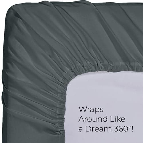 Utopia Bedding Twin Fitted Sheet - Bottom Sheet - Deep Pocket - Soft Microfiber - Shrinkage and Fade Resistant - Easy Care -1 Fitted Sheet Only (Grey) 6