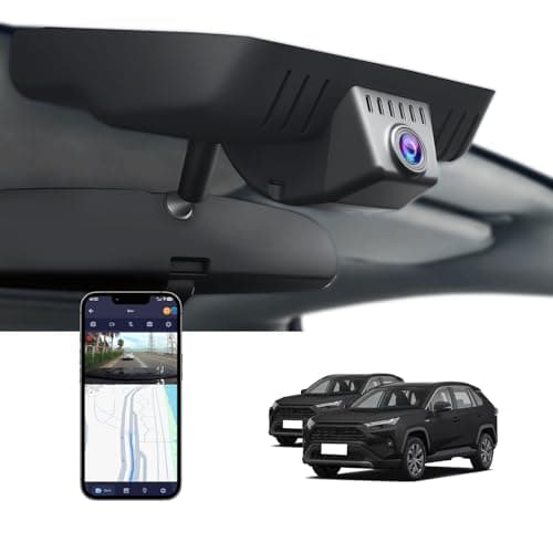 FUVYMYT Single Channel 4K Dash Cam for 2022-2025 Toyota RAV4 LE Limited SE Adventure XLE XSE (Model B)(with Vent Hole),Easy Installation,OEM-Style,Loop Recording,WiFi & App,64G Card