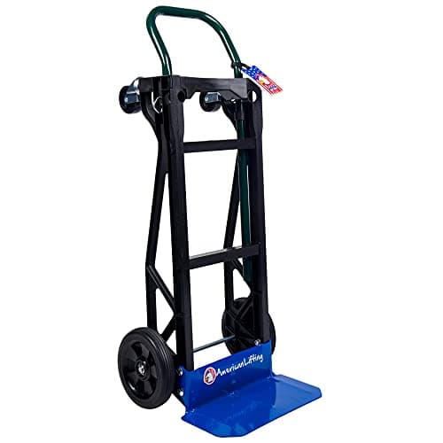 American Lifting 400 lb Capacity Ultra Lightweight Super Strong Nylon Convertible Hand Truck & Dolly 8