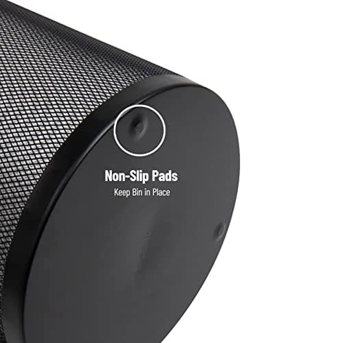 Mind Reader Umbrella Stand, Multi-Purpose Mesh Storage Stand, Organizer for Office and Entryway, Metal Mesh, Black 6