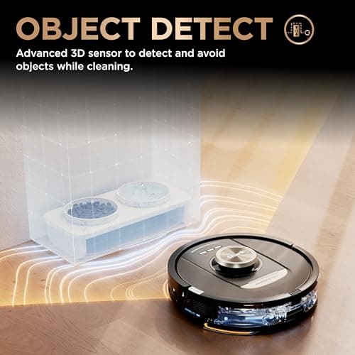 Shark Robot Vacuum & Mop Combo, PowerDetect NeverTouch Pro, Self-Emptying, Self-Refill with Self-Clean Pad Wash & Dry, 60-Day Debris Capacity, 30-Day Refill Tank, 5 Technologies 9