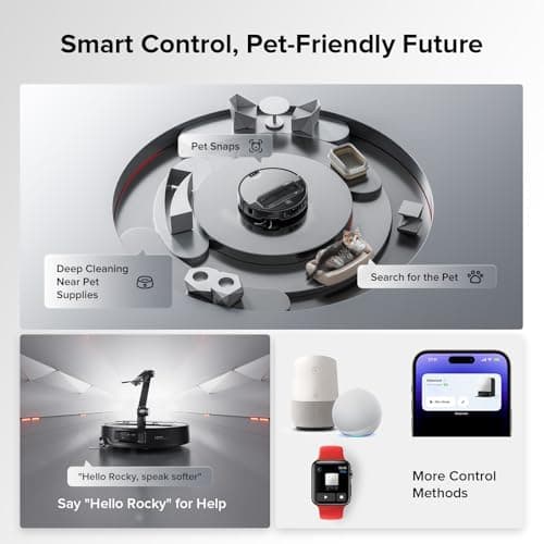 roborock Saros Z70 Robot Vacuum and Mop, OmniGrip Arm, AI-Powered, 22,000Pa Suction, 3.14’’ Ultra Slim, FlexiArm Riser Technology, AdaptiLift Chassis, Obstacle Avoidance, Auto Mop Washing & Drying 9