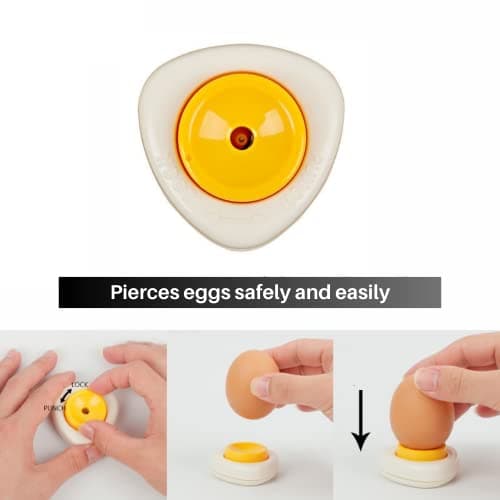 Electric Egg Cooker with Egg Piercer, Rapid Egg Boiler with Auto Shut Off for Hard Boiled Eggs, Perfect for Quick Breakfast; Poached Eggs, Scrambled Eggs, Omelets (White) 9