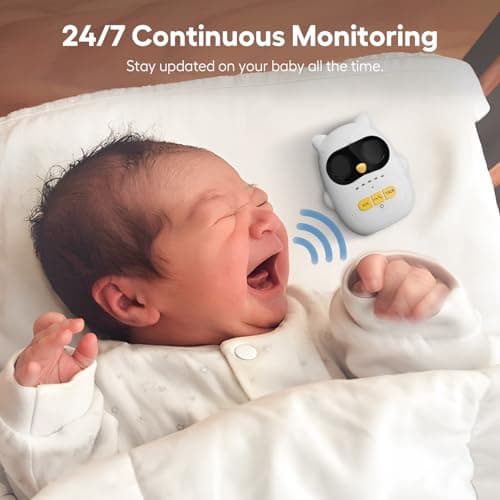 Audio Baby Monitor with Rechargeable Battery, Full-Duplex Wireless Intercom with 1000Ft Range, Baby Monitor Audio Only with Clear Sound, Two-Way Talk - for Home, Kids, Elderly, Pets (3Packs) 5