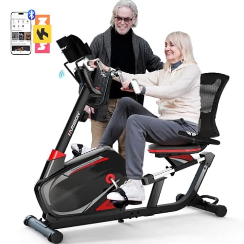 HARISON Magnetic Recumbent Exercise Bike with Arm Exerciser, Recumbent bikes for Adult and Seniors, Recumbent Exercise bike for Home 400 lbs Capacity (XXL)