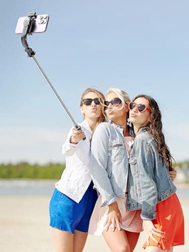 Selfie Stick & Phone Tripod, All in 1 Selfie Stick with Remote, Phone Travel Tripod Stand for Video Recording, Live Streaming, Photograph, Group Photo, Vlog Compatible with All Cellphones 8