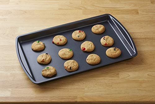 Nifty Cookie & Baking Sheets (Set of 3) – Non-Stick Coated Steel, Dishwasher Safe, Oven Safe up to 450 Degrees, includes Large/Med/Small Pans 8