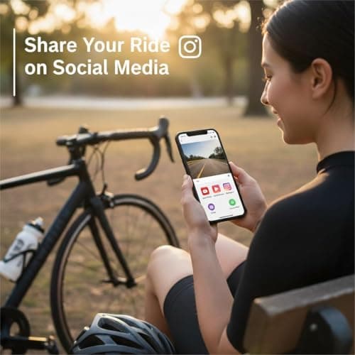 4K Bike Camera with GPS Tracking, Cycling Computer & Headlight – Spedal S1 30FPS Action Cam with 6-Axis EIS, 132° Wide Angle, Speed/Route Recording, Night Vision, IP65 Waterproof, 64GB SD Card 5