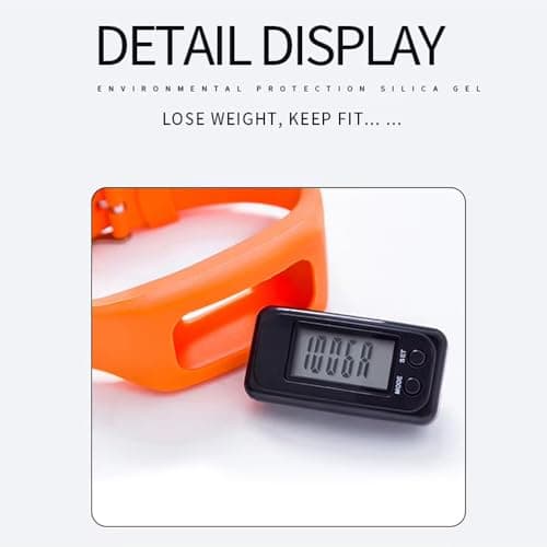 Yiudbaoo Pedometer Simple Step Counter Compact Precision Pedometer for Walking Running Step Tracker Removable Clip and Lanyard Accurate Pedometers for Steps for Men Women and Kids, Black 7