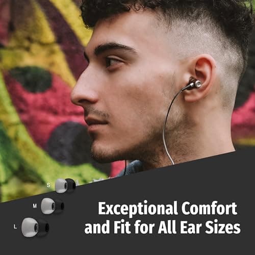 Symphonized Wired Earbuds with Microphone – 90% Noise Cancelling Ear buds with Mic, in Ear Headphones Wire for Computer & Phone, Earphones 3.5 mm Jack 5