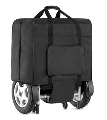 Porto Mobility Ranger Quattro Ultra 600W Motor Exclusive Lightweight Foldable Electric Wheelchair, Weatherproof, Stronger, Longer Range Super Horse Power, Dual Motor, All Terrain 8