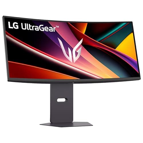 LG 34G600A-B 34-inch Ultragear WQHD (3440 x 1440) Curved Gaming Monitor 160Hz, AMD FreeSync Premium, HDR10, Built-in Speaker, Reader Mode, HDMI 2.1, DisplayPort, Tilt/Height/Swivel Stand, Black 14