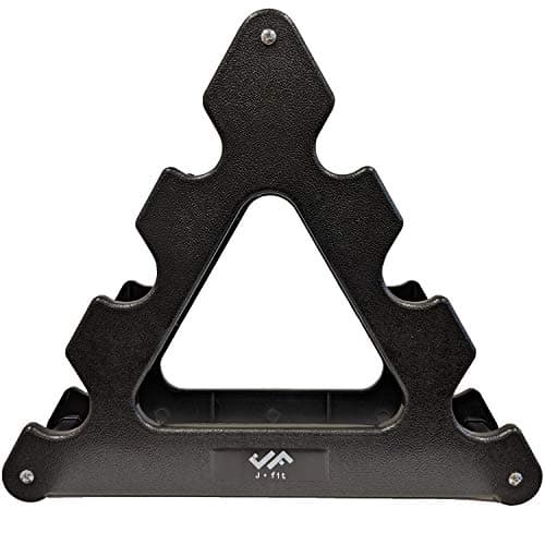 JFIT Dumbbell Tree Rack, Black - Holds up to 40 lbs of Dumbbells (NO WEIGHTS INCLUDED)