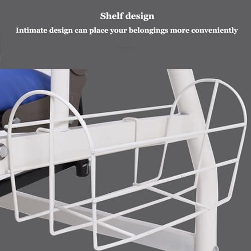 RIYIFANRONG Phlebotomy Chair, Blue, Leather, Adjustable Armrest, Infusion Stand, Reclining, Waiting Room Reception Chairs, Clinics, Laboratories 8