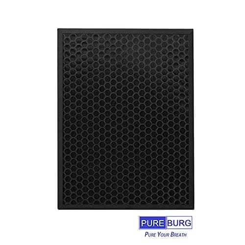 PUREBURG Replacement Filter Compatible with TaoTronics TT-AP007 Air Purifier,2-Pack H13 HEPA Activated Carbon 2-in-1 4-Stage Filtration Air Clean Dust VOCs 5