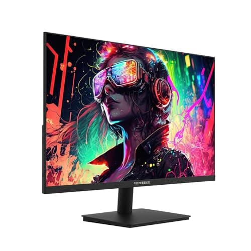 Viewedge Gaming Monitor 27 inch 180hz (Supports 144hz/165hz) 1ms, 110% sRGB with HDR 10 | 1080p IPS Screen, DP HDMI, Built-in Speakers, Support Freesync and Wall Mount 6