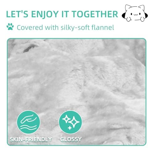 Oceskyha Cat Tree for Large Cats, Indoor, Multi-Level, Cat Furniture with Cat Bed Cave, Scratching Posts, and Toys 8