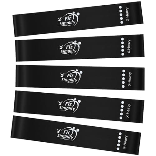 Fit Simplify Exercise Resistance Loop Bands, Set of 5