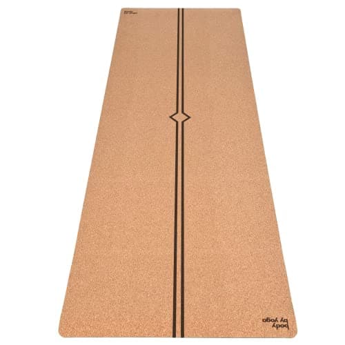 Luxury Cork Yoga Mat - Non Slip, Extra Thick Grip. Thicker, Longer, and Wider for More Comfort and Support. Tough Enough For Hot Yoga. Natural, Non Toxic, and Eco Friendly. Optional Alignment Lines. 2