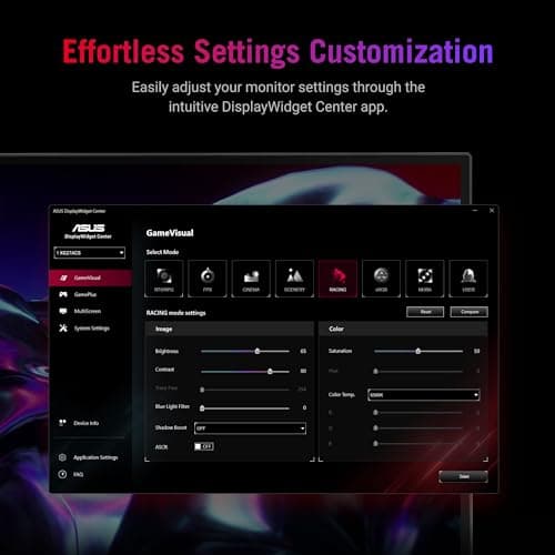 ASUS ROG Strix 27” QHD (2560x1440) HDR400 USB-C Gaming Monitor (XG27ACS), 180Hz,1ms, Fast IPS, 133% sRGB, Extreme Low Motion Blur Sync, G-Sync Compatible, DisplayWidget, Tripod Socket, 3 Year Warranty 8
