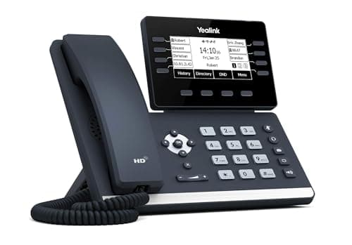 Yealink T53 IP Phone [5 Pack] - Power Adapters Included - 1 Year Manufacturer Warranty - Unlocked can be Used with Any VoIP Provider 5