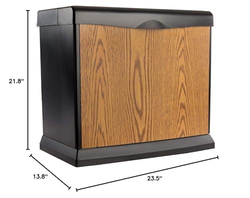 AIRCARE Valiant Digital Whole-House Console-Style Evaporative Humidifier (Honey Oak) 9