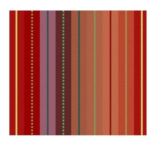 Urban Villa Cloth Napkins Cuisine Stripes 100% Cotton Absorbent Dinner Napkins Set of 12 20x20 Inches Red Multi Color Soft Durable Washable and Reusable Ideal for Everyday Use Wedding Parties Napkins 9