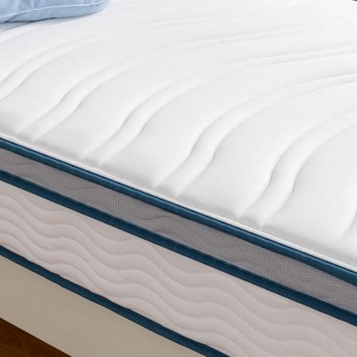 ZINUS 8 Inch Spring Sensation Hybrid Mattress [New Version], Medium Firm Feel, Fiberglass Free, Youth and Guest Bedroom, Mattress in A Box, Twin 10