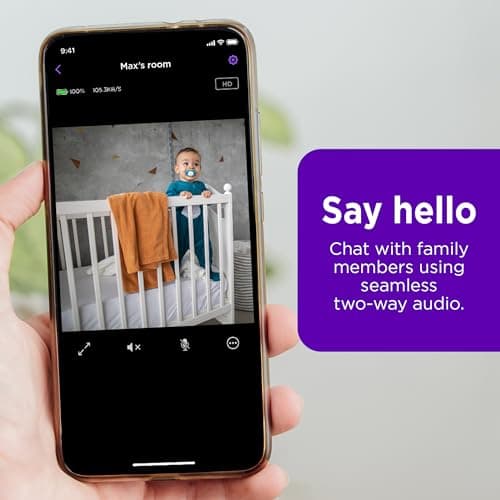 Roku Indoor Camera for Home Security, 1-Pack - Wired Security Camera with 1080p HD Color Night Vision, Works with Alexa & Google, Motion & Sound Detection, Built-in Siren, 90-Day Subscription Included 5