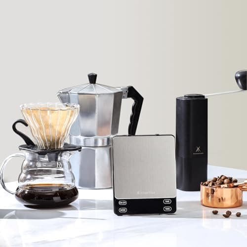 KitchenTour Nano Coffee Scale with Timer 3kg/0.1g, 3 Mode for Espresso Machine and Pour Over, High Precision Pour Over Drip Espresso Scale with Back-Lit LCD Display 6