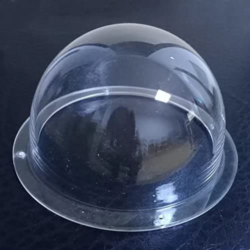 LOTOWELZON 4.72Inch/120mm Acrylic Indoor/Outdoor CCTV Replacement Clear Camera Dome Cover Security Camera Housing Surveillance Camera Cover Pet Dog Fence Window