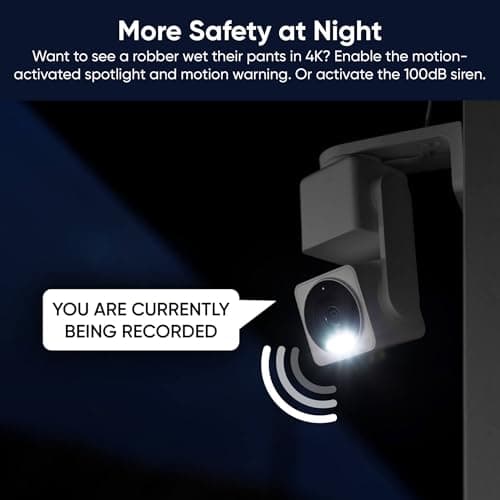 WYZE Cam Pan v4, 4K Smart Security Camera, AI Indoor/Outdoor Cameras for Home Security, Baby & Pet, Color Night Vision, 360° Pan/Tilt/8 x Digital Zoom, 2.4G & 5G, Works with Alexa & Google Assistant 7