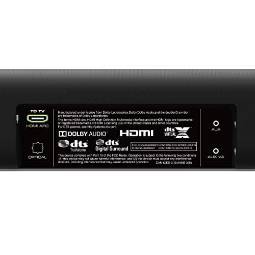 VIZIO V-Series 2.1 Home Theater Sound Bar with Dolby Audio, DTS Virtual:X, Bluetooth, Wireless Subwoofer, Voice Assistant Compatible, Includes Remote Control - V21x-J8 9